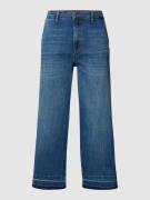 Wide leg jeans in kort design