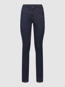 Regular fit jeans met labeldetails, model 'Florida'