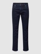 Slim fit jeans in effen design