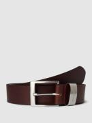 Leren riem met matte sluiting