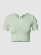 Kort T-shirt met labeldetail, model 'NEW SEAMLESS'