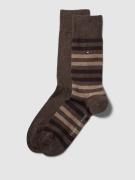 Sokken met labeldetail in een set van 2 paar, model 'DUO STRIPE SOCK'