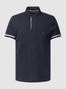 Slim fit poloshirt met logostitching