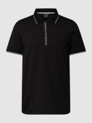 Poloshirt met contraststrepen