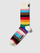 Sokken met contraststrepen, model 'Pride Stripe'
