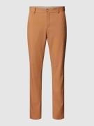 Slim fit pantalon in effen design, model 'LIAM'