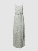 Maxi-jurk van viscose met all-over motief, model 'NOVA'