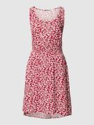 Knielange jurk met bloemenmotief, model 'NOVA'
