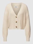 Cardigan met V-hals, model 'CAROL'