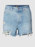 Korte jeans in destroyed-look, model 'TULLA'