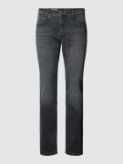 Regular fit jeans met knoopsluiting, model 'ARNE PIPE'