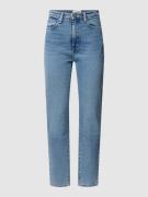 Slim fit jeans met labelpatch, model 'LEJAANI'