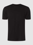 Slim fit T-shirt met siernaden - vochtregulerend