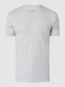 Slim fit T-shirt met siernaden - vochtregulerend