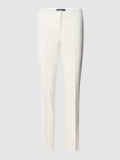 Verkorte broek met persplooien, model 'ROS'