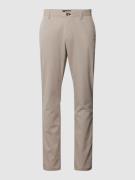 Modern fit chino met structuurmotief, model 'MATTHEW'