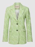 Blazer met all-over motief, model 'IVORY-LEELA'