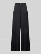 Wide leg broek met elastische band