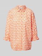 Blouse met all-over motief