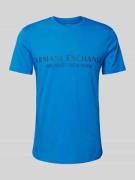 T-shirt met labelprint, model 'milano/nyc'