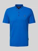 Slim fit poloshirt met logostitching, model 'EAlIS'