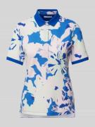 Regular fit poloshirt met bloemenprint, model 'STYLE. Cila'