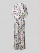 Maxi-jurk van viscose in batiklook, model 'LICIA'