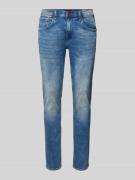 Slim fit jeans in 5-pocketmodel, model 'Jet'