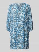 Mini-jurk van viscose met 3/4-mouwen, model 'jetta'