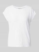 T-shirt met broderie anglaise, model 'Blond'