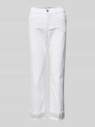Korte jeans in effen design, model 'Cici'