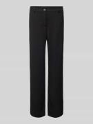 Relaxed fit stoffen broek met stretch, model 'Nanni'