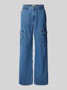 Wide fit jeans in cargolook, model 'HOPE'