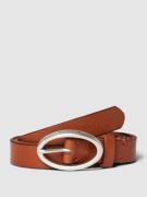 Leren riem in effen design, model 'ELLY'