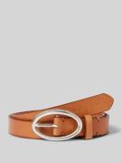 Leren riem in effen design, model 'ELLY'