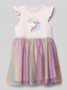 Mini-jurk met motiefprint, model 'HAPPI'