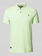 Poloshirt met labelstitching