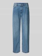Jeans met logomotief, model 'Elyah'