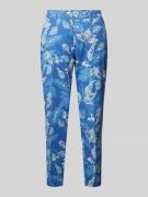 Skinny fit stoffen broek met paisleymotief, model 'Style. Maron'