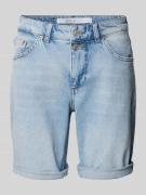 Korte regular fit jeans in 5-pocketmodel