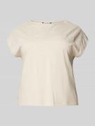 T-shirt met broderie anglaise, model 'KAYA'