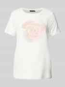 Dubbellaags shirt met bloemenprint