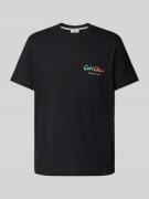 T-shirt met labelprint