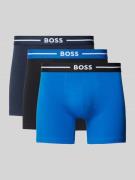 Boxershort met elastische logoband in een set van 3 stuks