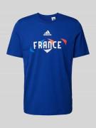 T-shirt met labelprint, model 'FRANCE'