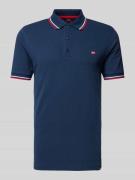 Poloshirt met labeldetail