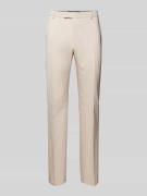 Slim fit pantalon met persplooien, model 'Blayr'