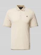 Regular fit poloshirt met logostitching, model 'BLUWIN'