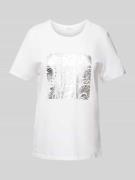 T-shirt met motiefprint