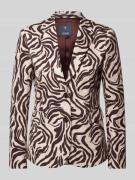 Blazer met all-over print